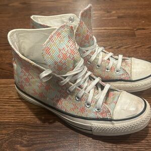 Converse All Star Embroidered Hight Top Sneaker Size 9 Women’s